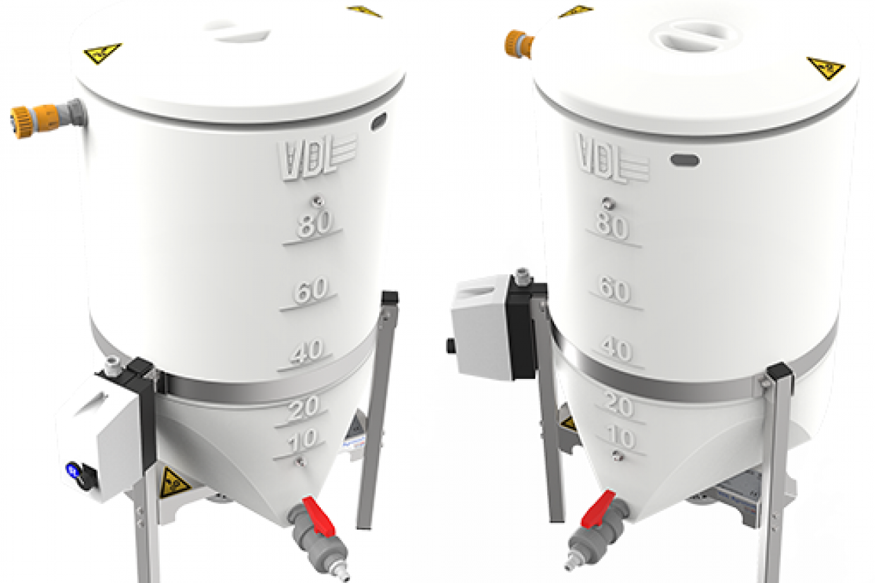 Nieuw! Mengtank 100 liter, voor het mengen van additieven